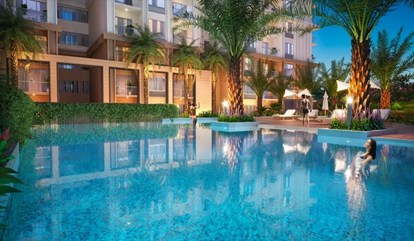 Prestige Camden Gardens Swimming Pool View